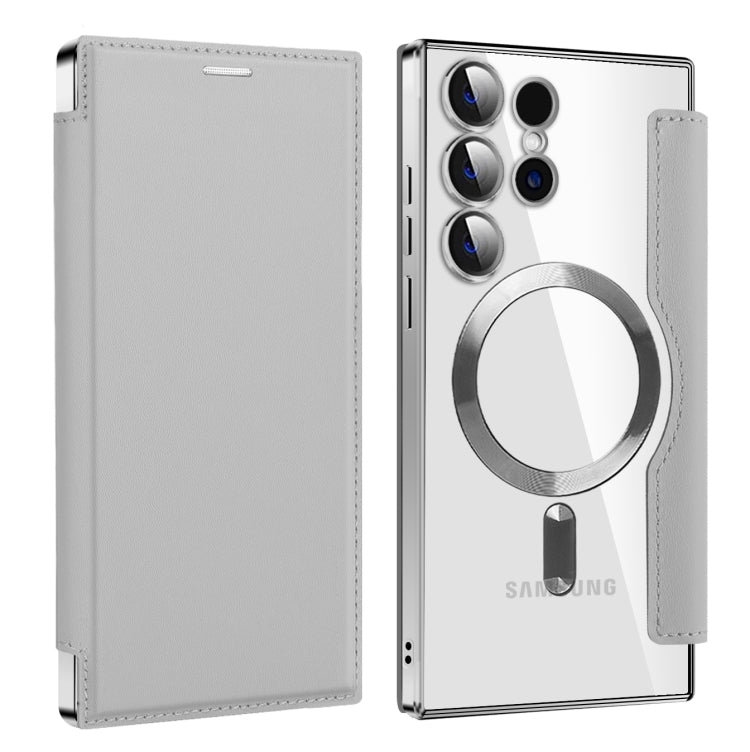 Custodia portafoglio in pelle con RFID per Samsung Galaxy S25+