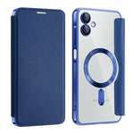 Custodia portafoglio in pelle con RFID per Samsung Galaxy S25+