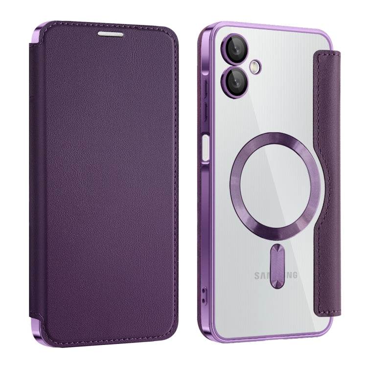 Custodia portafoglio in pelle con RFID per Samsung Galaxy S25+
