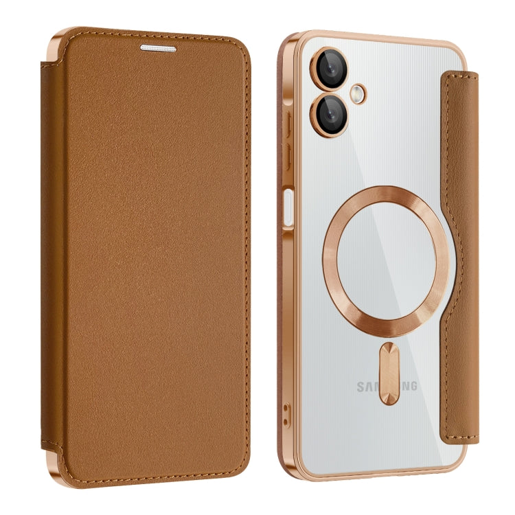 Custodia portafoglio in pelle con RFID per Samsung Galaxy S25+