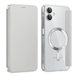 Custodia portafoglio in pelle con RFID per Samsung Galaxy S25+