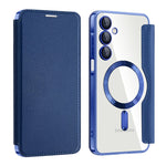 Custodia portafoglio in pelle con RFID per Samsung Galaxy S25 5G