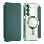 Custodia portafoglio in pelle con RFID per Samsung Galaxy S25 5G