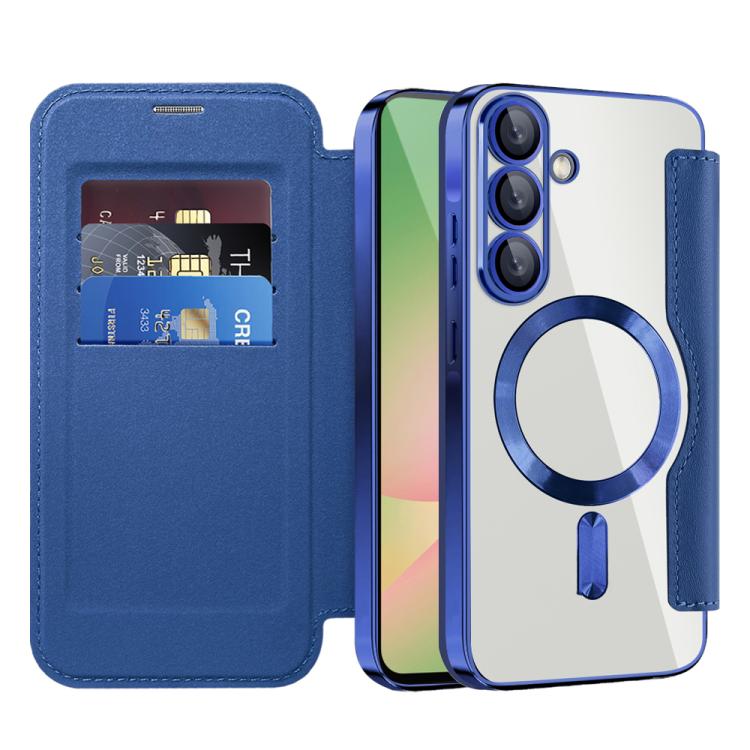 Custodia portafoglio in pelle con RFID per Samsung Galaxy S25 5G