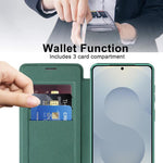 Custodia portafoglio in pelle per Samsung Galaxy S26+ 5G