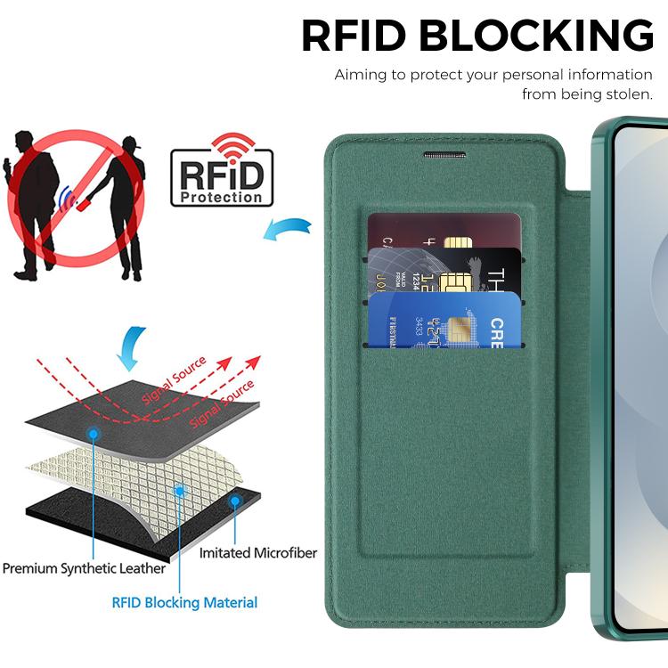 Custodia portafoglio in pelle per Samsung Galaxy S26+ 5G