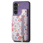 Custodia portafoglio in TPU e pelle per Samsung Galaxy S24 Ultra