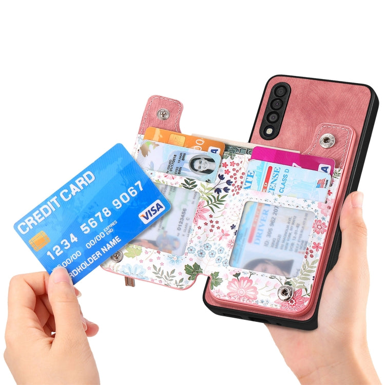 Custodia portafoglio in TPU e pelle per Samsung Galaxy M32