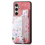 Custodia portafoglio in TPU e pelle per Samsung Galaxy S24 Ultra