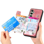 Custodia portafoglio in TPU e pelle per Samsung Galaxy S24 Ultra