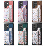 Custodia portafoglio in TPU e pelle per Samsung Galaxy M32