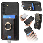 Custodia in pelle con borsa magnetica per Samsung Galaxy S24 Ultr