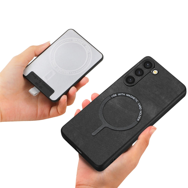 Custodia in pelle con borsa magnetica per Samsung Galaxy S24 Ultr