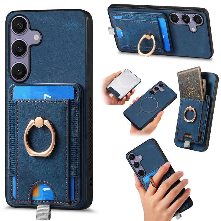 Custodia in pelle con borsa magnetica per Samsung Galaxy A36