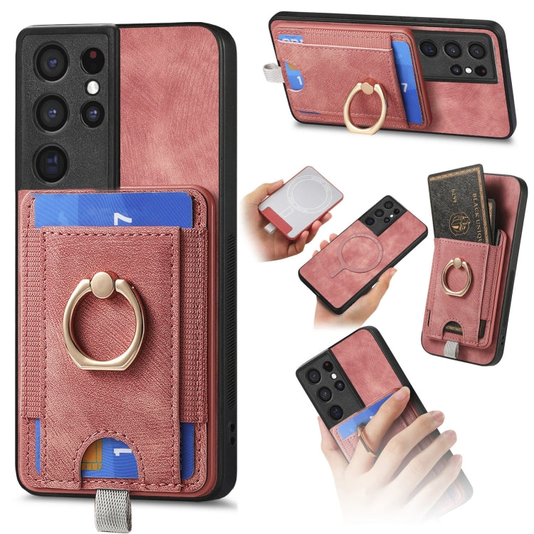 Custodia in pelle con borsa magnetica per Samsung Galaxy A36