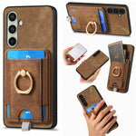 Custodia in pelle con borsa magnetica per Samsung Galaxy A57 5G