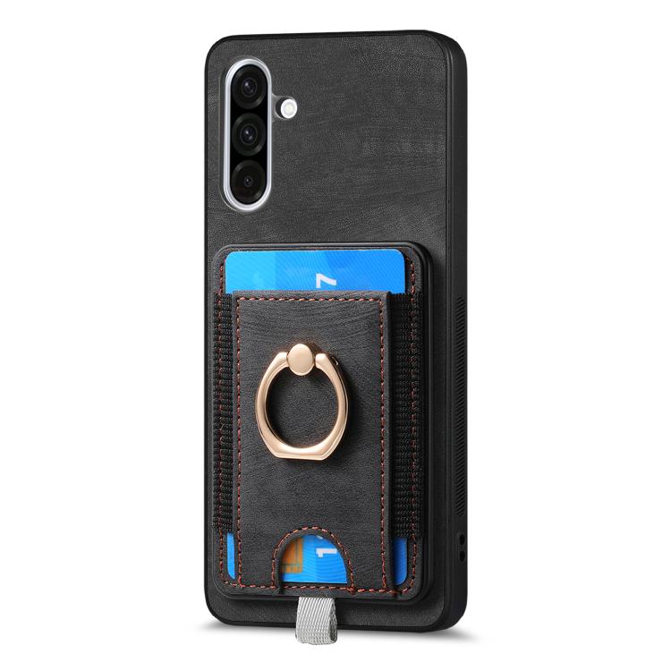 Custodia in pelle con borsa magnetica per Samsung Galaxy A36