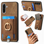 Custodia in pelle con borsa magnetica per Samsung Galaxy A36
