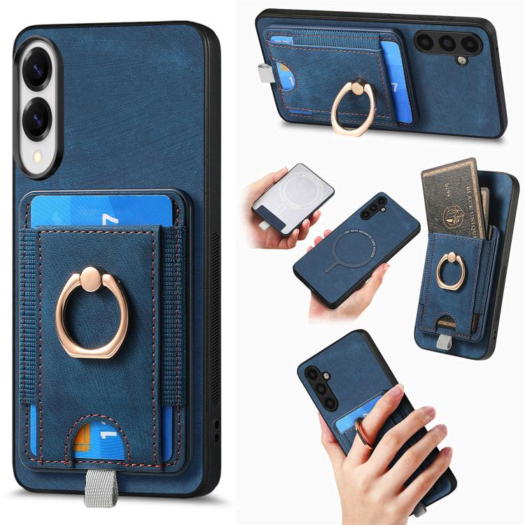 Custodia in pelle con borsa magnetica per Samsung Galaxy A57 5G