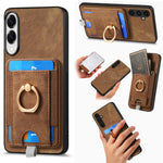 Custodia in pelle con borsa magnetica per Samsung Galaxy A57 5G