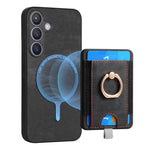 Custodia in pelle con borsa magnetica per Samsung Galaxy A57 5G