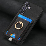 Custodia in pelle con borsa magnetica per Samsung Galaxy A57 5G