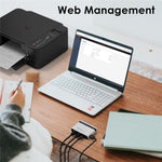 Server di Stampa Wireless USB 2.0 con LAN 10/100 Mbps e Bridge WiFi SYA002428201C B8044