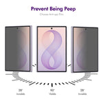 Pellicola vetro temperato privacy per Samsung Galaxy S26 FE 5G