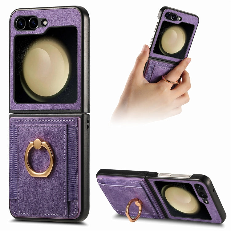 Custodia portafoglio TPU per Samsung Galaxy Z Flip8 5G