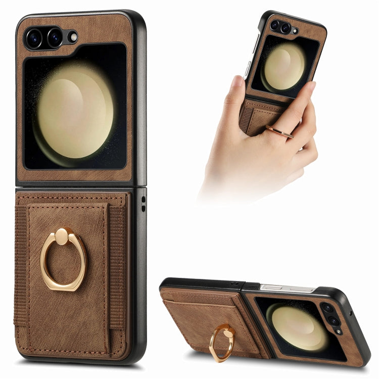 Custodia portafoglio TPU per Samsung Galaxy Z Flip8 5G
