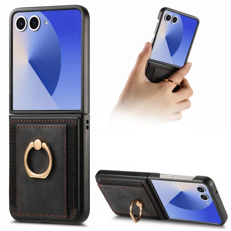 Custodia portafoglio TPU per Samsung Galaxy Z Flip8 5G