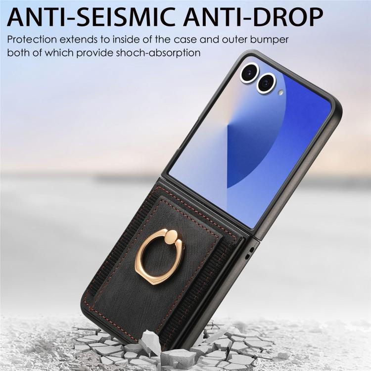Custodia portafoglio TPU per Samsung Galaxy Z Flip8 5G