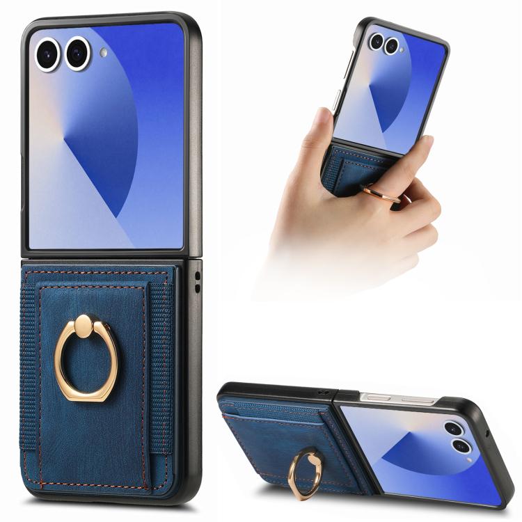 Custodia portafoglio TPU per Samsung Galaxy Z Flip8 5G