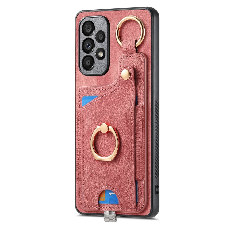 Custodia portafoglio TPU con anello per Samsung Galaxy S23 FE 5G