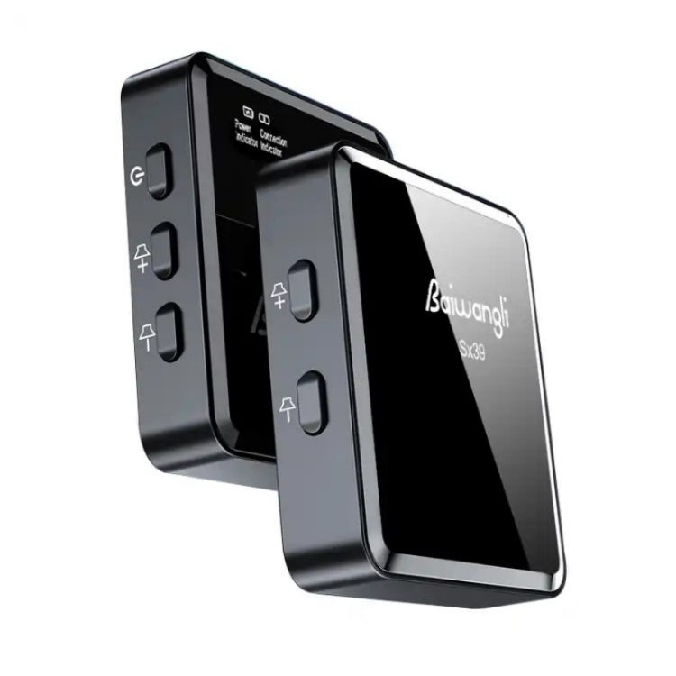 Microfono wireless lavalier doppio per iPhone