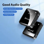 Microfono wireless lavalier doppio per iPhone