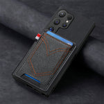 Custodia in pelle con slot carte per Samsung Galaxy S24 Ultra