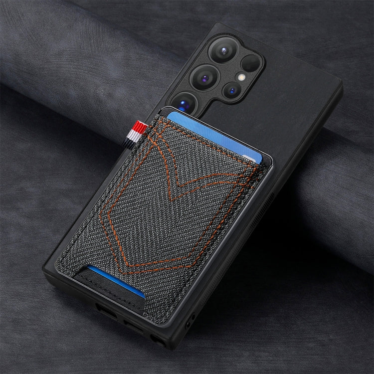 Custodia in pelle con slot carte per Samsung Galaxy S24 Ultra