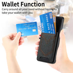 Custodia in pelle con slot carte per Samsung Galaxy S24 Ultra