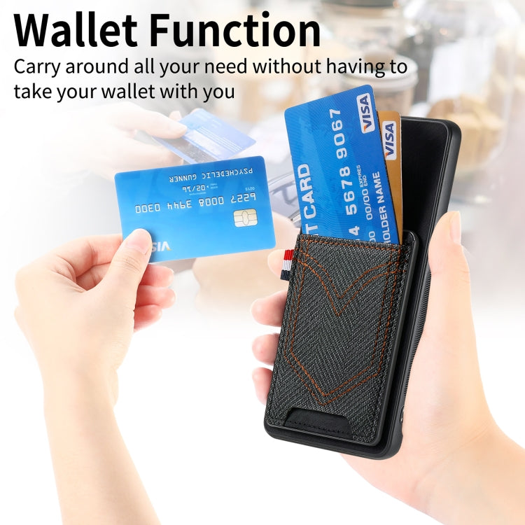 Custodia in pelle con slot carte per Samsung Galaxy S24 Ultra