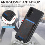 Custodia in pelle con slot carte per Samsung Galaxy S24 Ultra