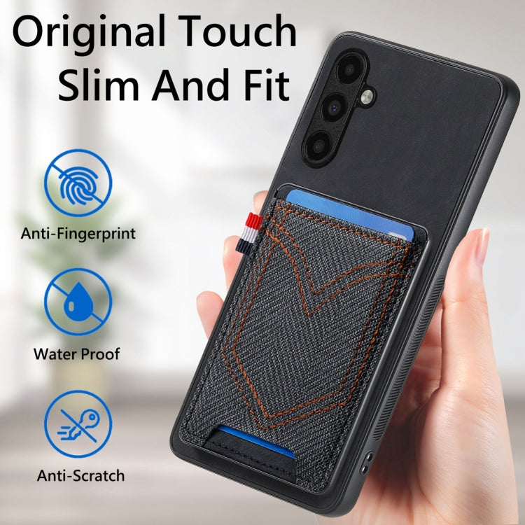 Custodia in pelle con slot carte per Samsung Galaxy S24 Ultra