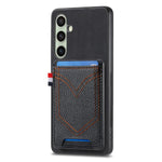 Custodia in pelle con slot carte per Samsung Galaxy A57 5G