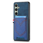 Custodia in pelle con slot carte per Samsung Galaxy A57 5G