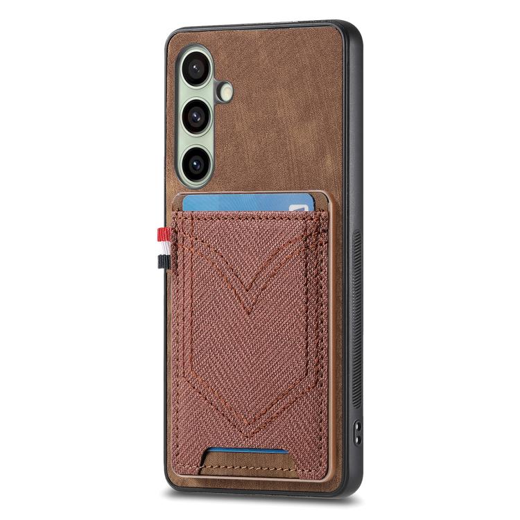 Custodia in pelle con slot carte per Samsung Galaxy A57 5G