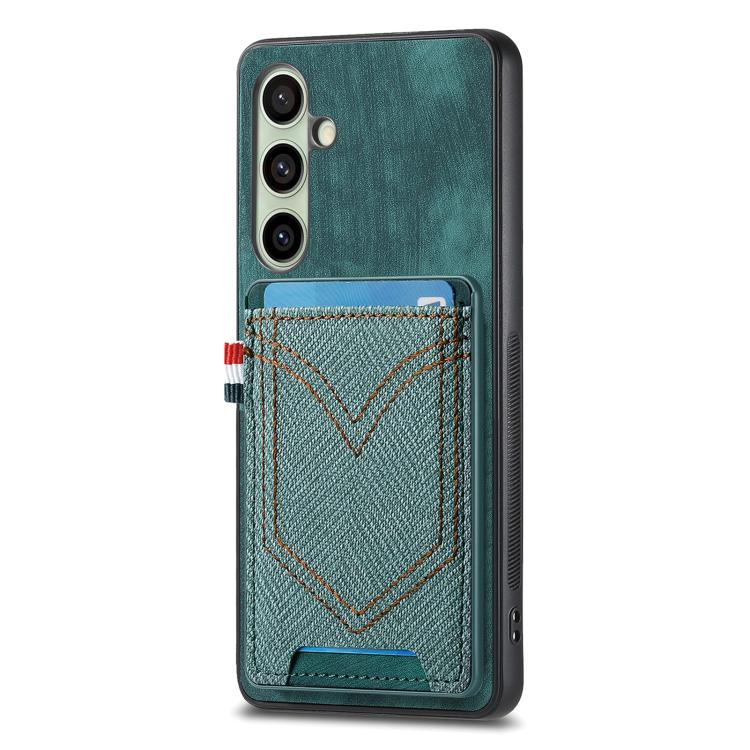 Custodia in pelle con slot carte per Samsung Galaxy A57 5G