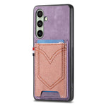 Custodia in pelle con slot carte per Samsung Galaxy A57 5G