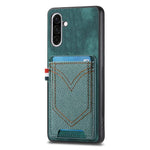 Custodia portafoglio in pelle con slot carte per Samsung Galaxy S