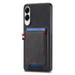 Custodia in pelle con slot carte per Samsung Galaxy A57 5G