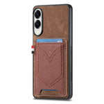 Custodia in pelle con slot carte per Samsung Galaxy A57 5G